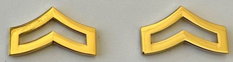 CORPORAL COLLAR PINS - 3/4